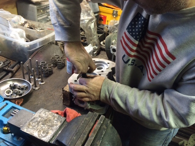 Heads getting rebuilt