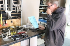 Andrew thinking where should the radio's go??