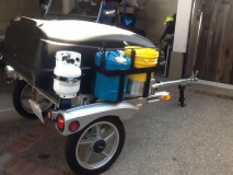 Out fitting the Yakima trailer