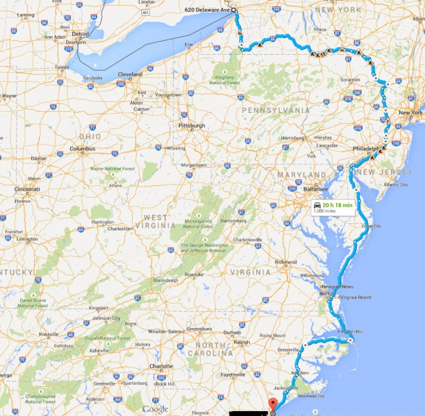 Wilmington to Buffalo