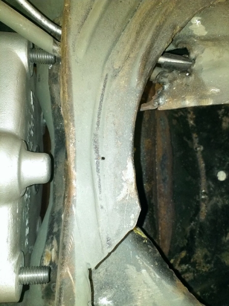 094 5speed mockup for clearance at torsion housing