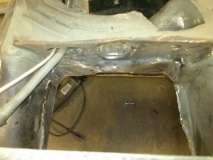 triming torsion housing to clear 094 trans pic5