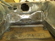 triming torsion housing to clear 094 trans pic4