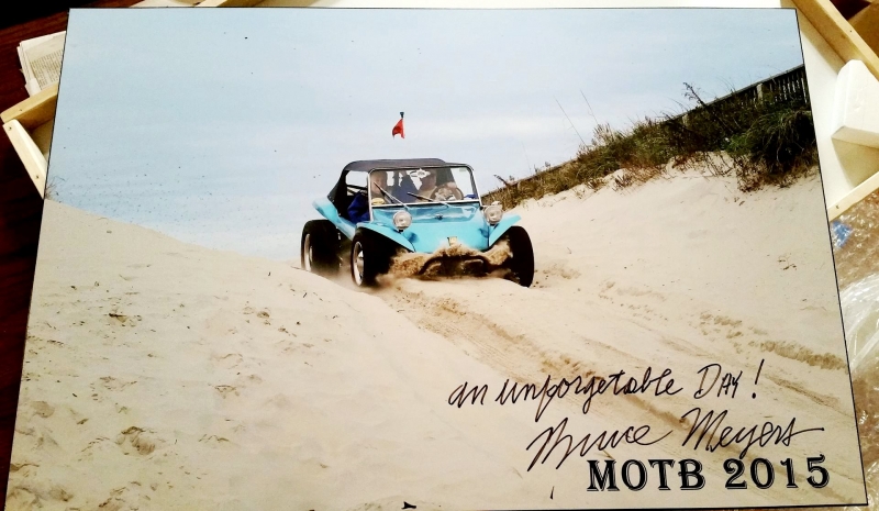 Bruce Bud  on the beach