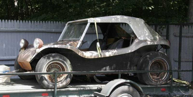 On its way to get restored after 30 of sitting.