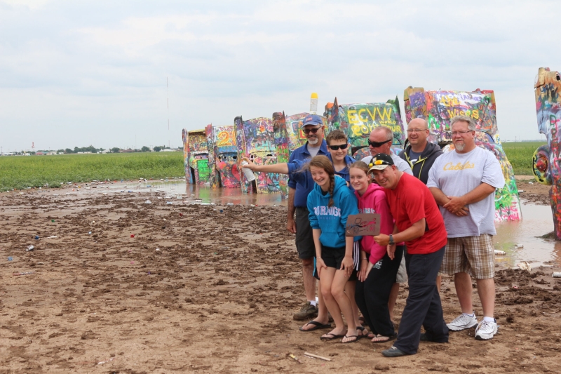 ecvw 2014,  cadillac graveyard, Texas