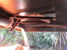 roof latch complete mounted