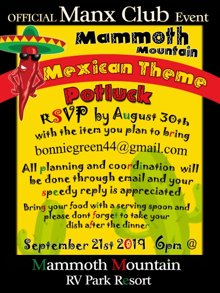 Mammoth Potluck Flyer